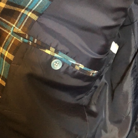 Biarelli Men’s Sport Jacket Blazer Plaid Italian Wool Blend Size Medium - Picture 9 of 11